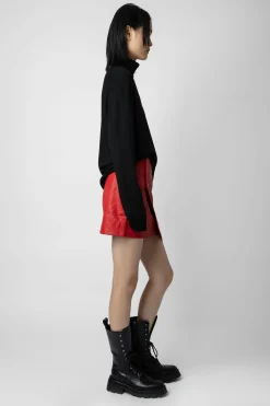 Zadig & Voltaire Robes Et Jupes^Jupe Motard En Cuir Junko