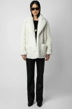 Zadig & Voltaire Manteaux Et Vestes^Manteau Doux Boucle Fleur