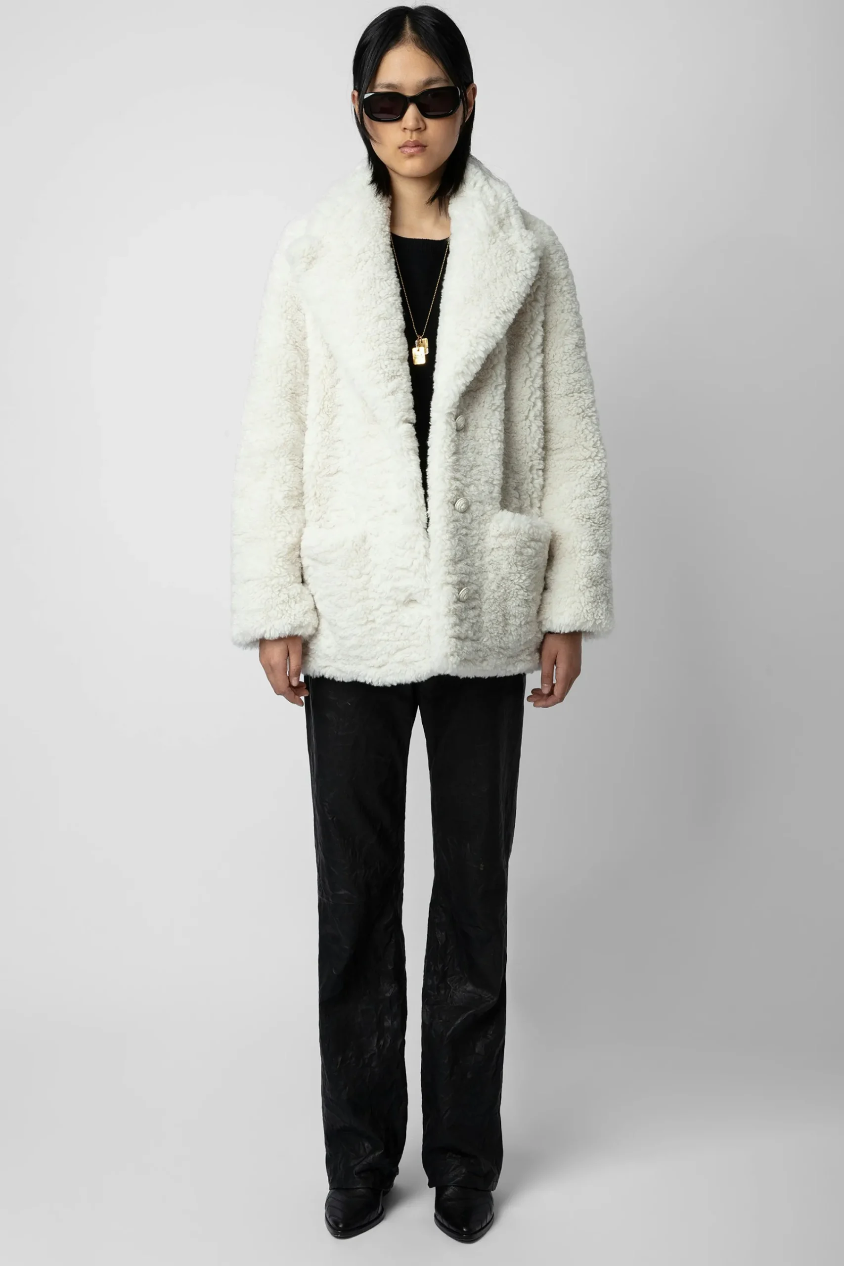 Zadig & Voltaire Manteaux Et Vestes^Manteau Doux Boucle Fleur
