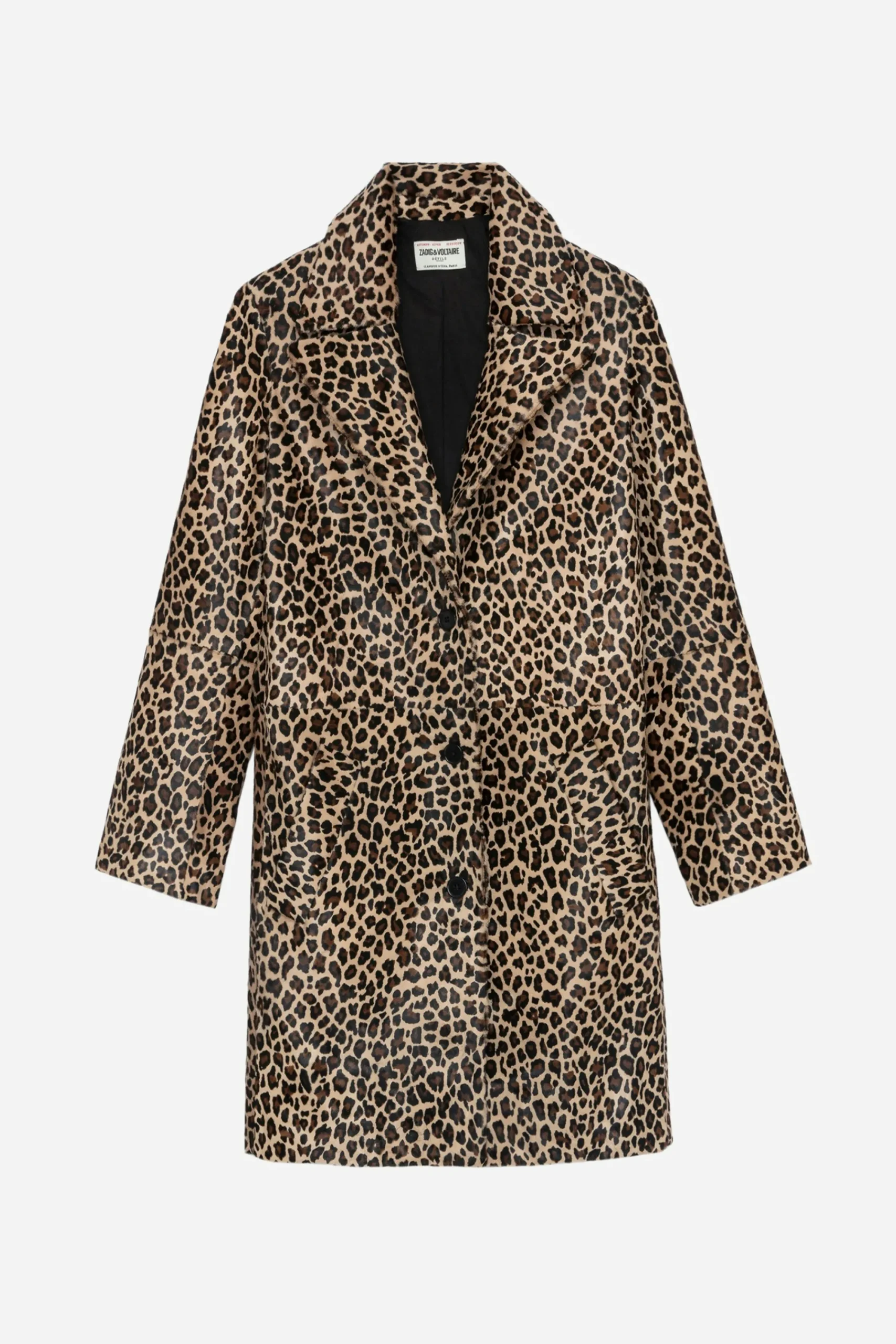 Zadig & Voltaire Manteaux Et Vestes^Manteau En Cuir A Imprime Leopard Monacoz