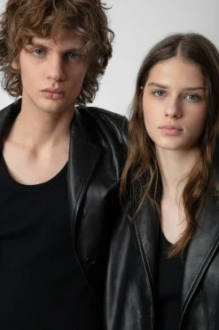 Zadig & Voltaire Unisexe^Manteau En Cuir Macari