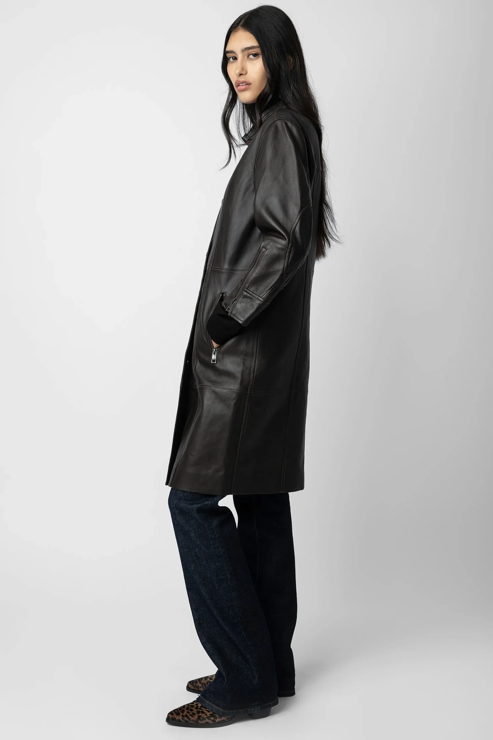 Zadig & Voltaire Manteaux Et Vestes^Manteau En Cuir Mira