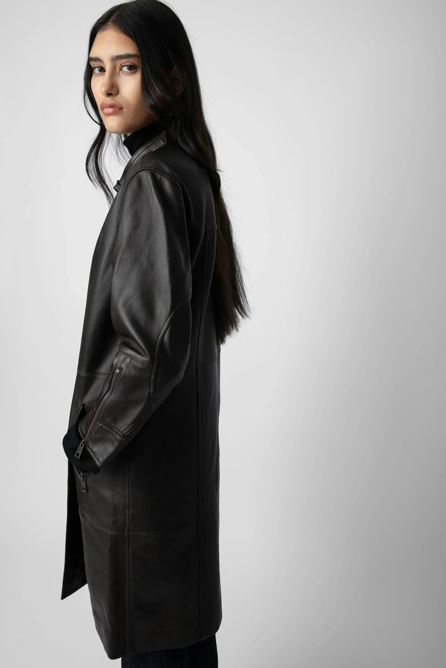 Zadig & Voltaire Manteaux Et Vestes^Manteau En Cuir Mira