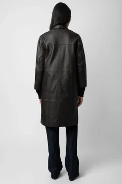 Zadig & Voltaire Manteaux Et Vestes^Manteau En Cuir Mira