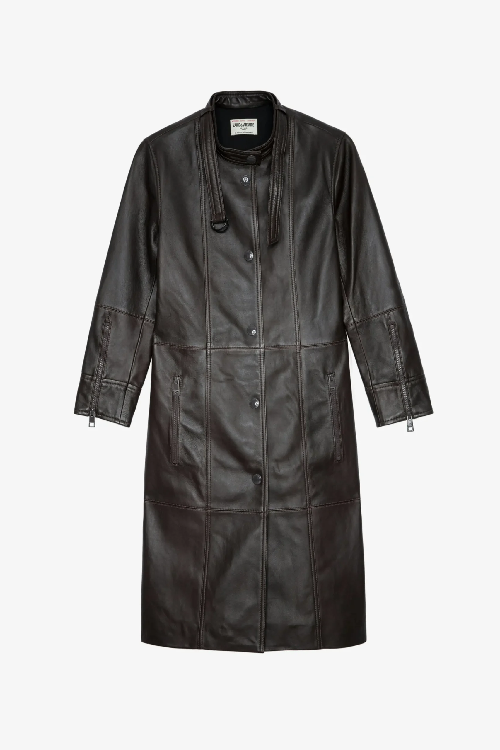 Zadig & Voltaire Manteaux Et Vestes^Manteau En Cuir Mira