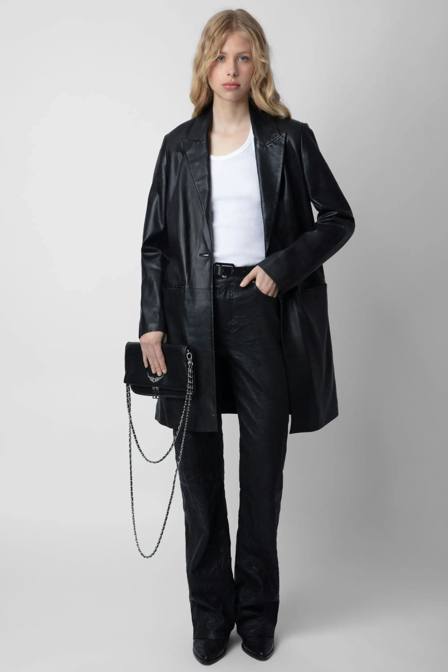Zadig & Voltaire Manteaux Et Vestes^Manteau En Cuir Monarque