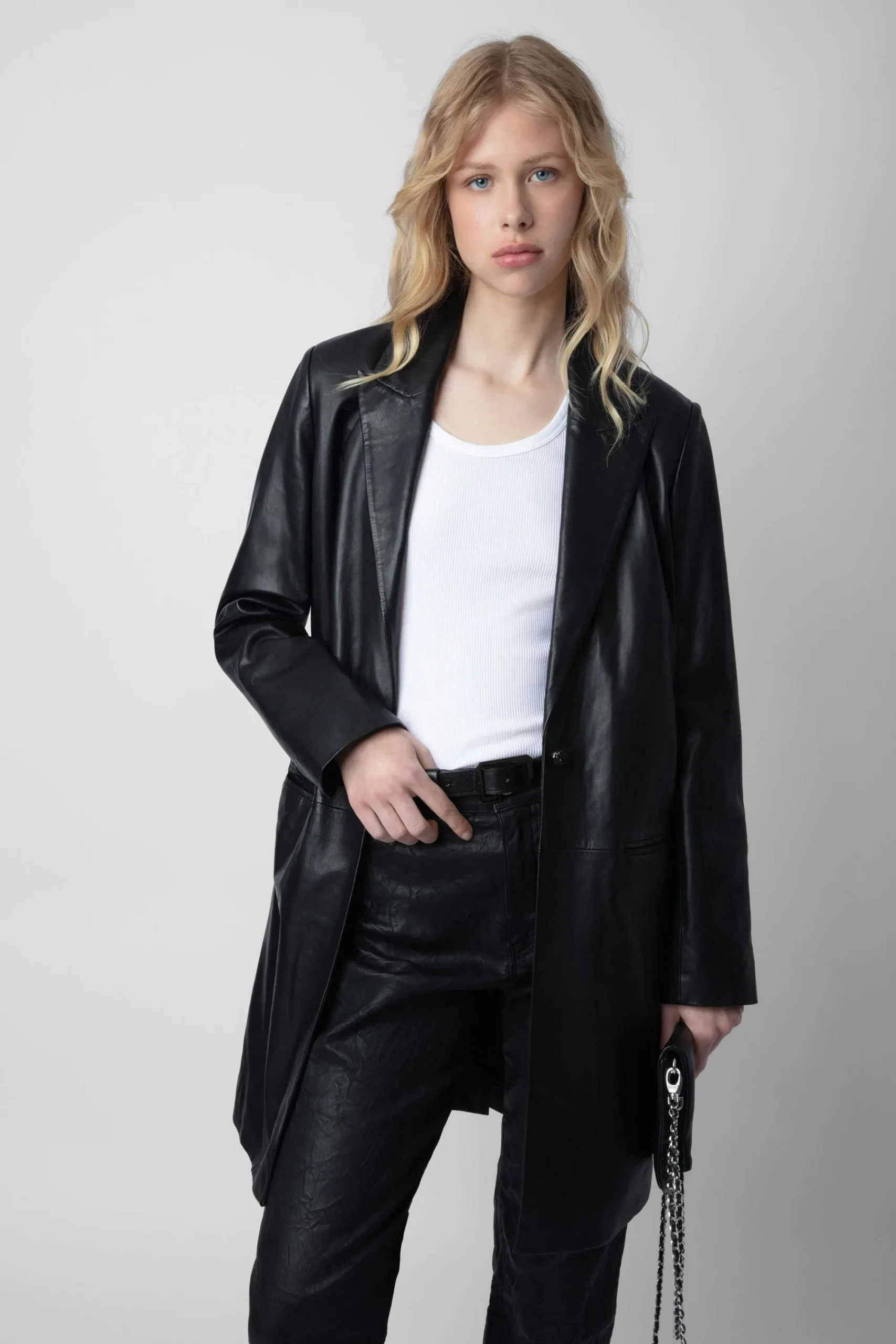 Zadig & Voltaire Manteaux Et Vestes^Manteau En Cuir Monarque