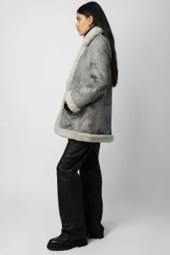 Zadig & Voltaire Manteaux Et Vestes^Manteau En Peau De Mouton Magdas