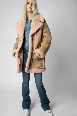 Zadig & Voltaire Manteaux Et Vestes^Manteau Laury En Peau De Mouton