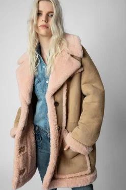 Zadig & Voltaire Manteaux Et Vestes^Manteau Laury En Peau De Mouton