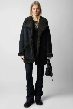 Zadig & Voltaire Manteaux Et Vestes^Manteau Laury En Peau De Mouton