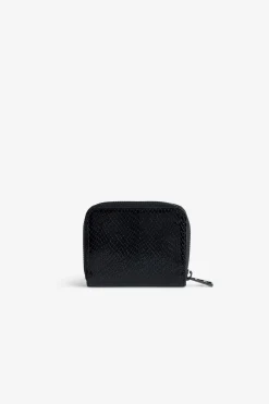 Zadig & Voltaire Portefeuilles Et Porte-Monnaie^Mini Porte-Monnaie Zv En Relief Sauvage Brillant