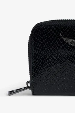 Zadig & Voltaire Portefeuilles Et Porte-Monnaie^Mini Porte-Monnaie Zv En Relief Sauvage Brillant