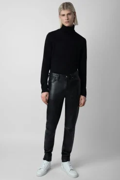 Zadig & Voltaire Pantalons Et Shorts^Pantalon En Cuir David En Cuir