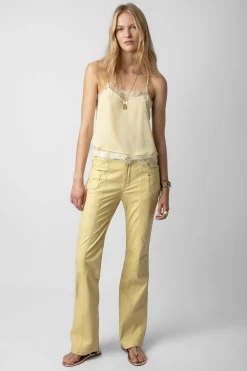 Zadig & Voltaire Pantalons Et Shorts^Pantalon En Cuir Elvir