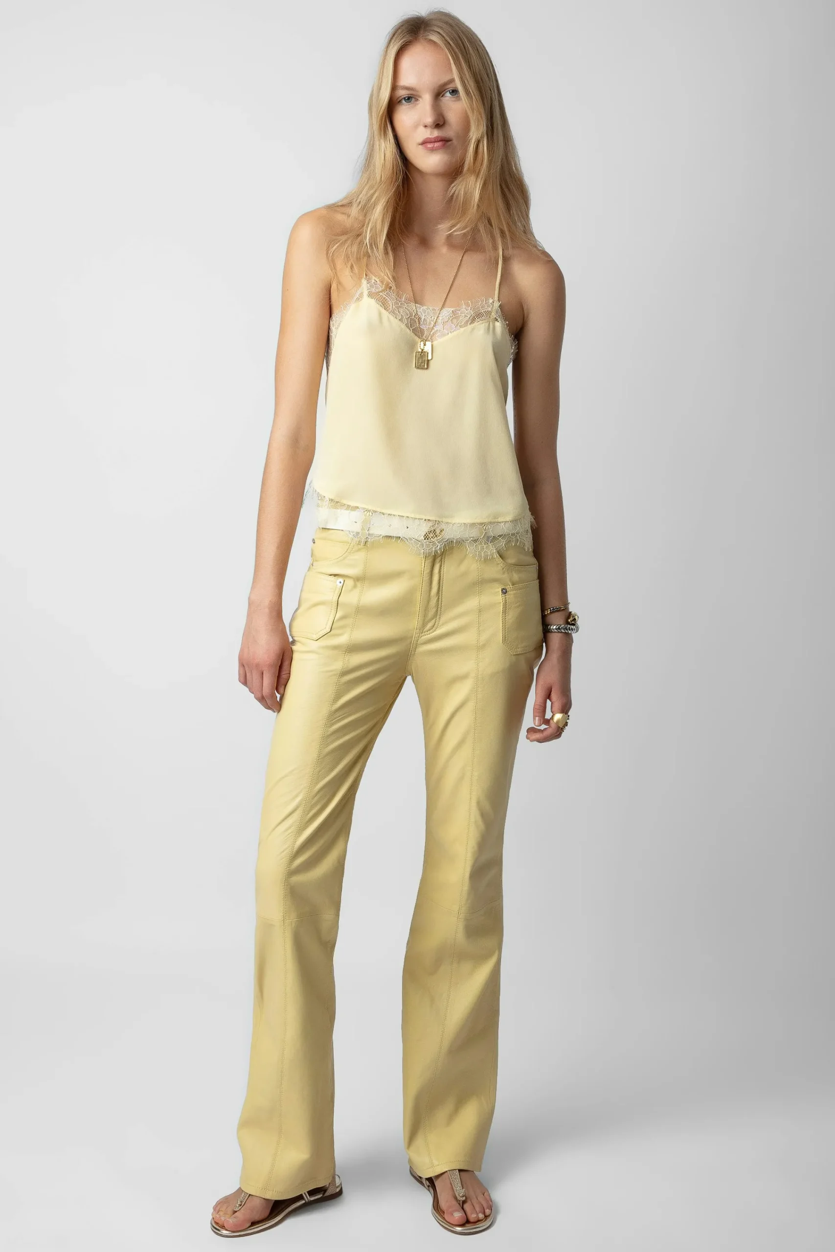 Zadig & Voltaire Pantalons Et Shorts^Pantalon En Cuir Elvir