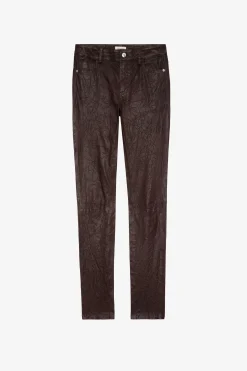 Zadig & Voltaire Costumes^Pantalon En Cuir Froisse Phlame