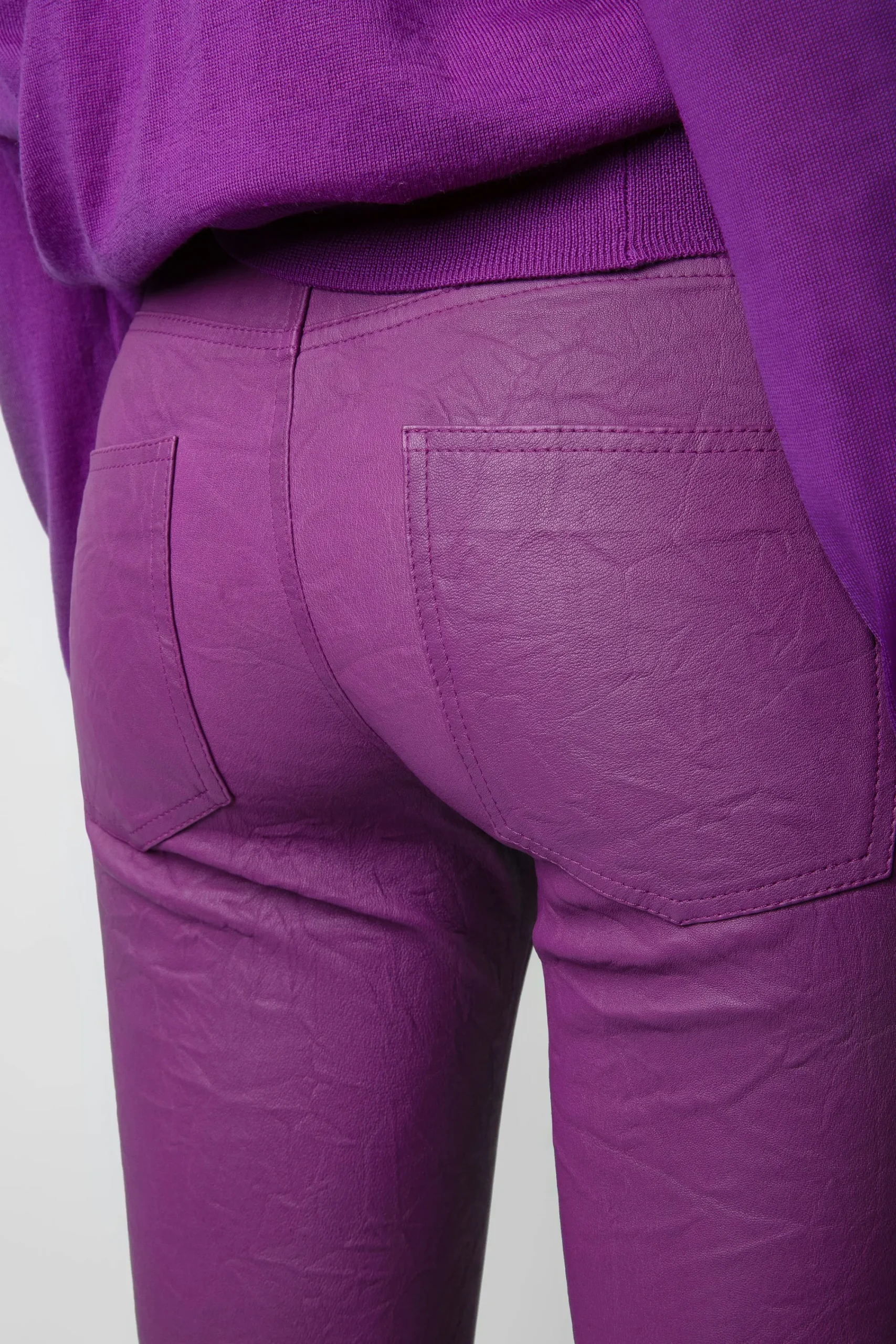 Zadig & Voltaire Costumes^Pantalon En Cuir Froisse Phlame