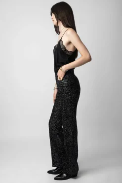 Zadig & Voltaire Costumes^Pantalon En Velours Paillete Piston