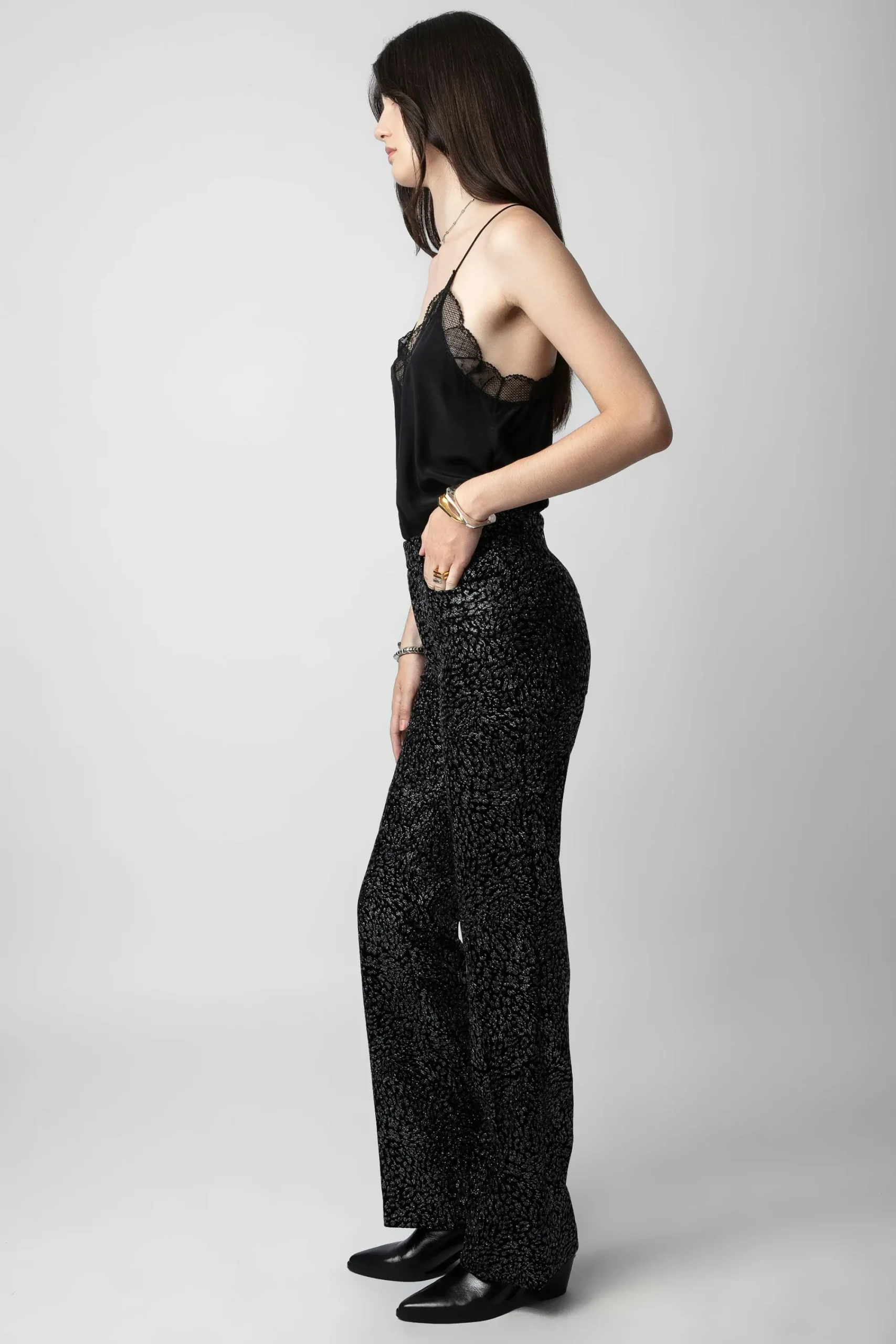 Zadig & Voltaire Costumes^Pantalon En Velours Paillete Piston