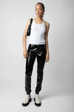 Zadig & Voltaire Pantalons Et Shorts^Pantalon En Vinyle Peko
