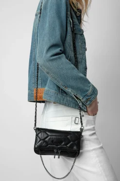 Zadig & Voltaire Mini-Sacs^Pochette En Cuir Matelasse Rock Nano