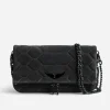 Zadig & Voltaire Sacs A Bandoulière^Pochette En Daim Matelasse Rock