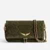 Zadig & Voltaire Sacs A Bandoulière^Pochette En Daim Matelasse Rock