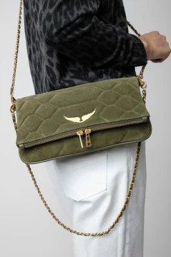 Zadig & Voltaire Sacs A Bandoulière^Pochette En Daim Matelasse Rock