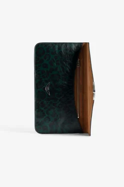 Zadig & Voltaire Portefeuilles Et Porte-Monnaie^Pochette Leopard Borderline
