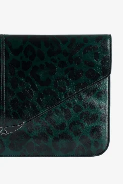 Zadig & Voltaire Portefeuilles Et Porte-Monnaie^Pochette Leopard Borderline