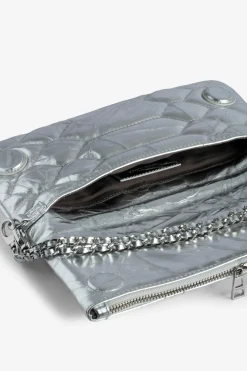 Zadig & Voltaire Sacs A Bandoulière^Pochette Metallique Matelassee Rock
