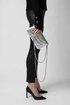 Zadig & Voltaire Sacs A Bandoulière^Pochette Metallique Matelassee Rock