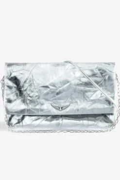 Zadig & Voltaire Sacs A Bandoulière^Pochette Metallique Rock Eternal Xl