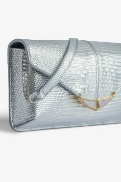 Zadig & Voltaire Sacs A Bandoulière^Pochette Metallisee Gaufree Borderline