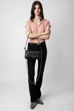 Zadig & Voltaire Sacs A Bandoulière^Pochette Ombre En Tricot Rock Eternal