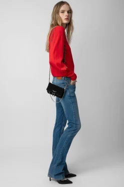 Zadig & Voltaire Mini-Sacs^Pochette Rock Nano En Daim