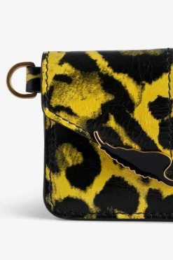 Zadig & Voltaire Portefeuilles Et Porte-Monnaie^Porte-Carte Leopard Borderline Pass