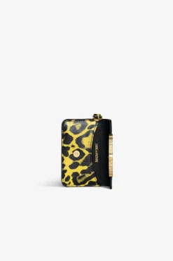 Zadig & Voltaire Portefeuilles Et Porte-Monnaie^Porte-Carte Leopard Borderline Pass