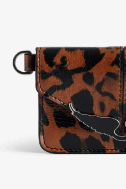 Zadig & Voltaire Portefeuilles Et Porte-Monnaie^Porte-Carte Leopard Borderline Pass