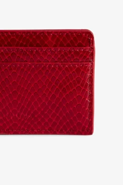 Zadig & Voltaire Portefeuilles Et Porte-Monnaie^Porte-Cartes En Relief Sauvage Brillant Zv Pass