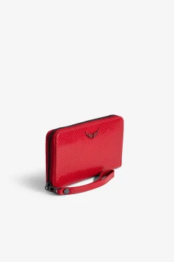 Zadig & Voltaire Portefeuilles Et Porte-Monnaie^Portefeuille Compagnon Glossy Wild Embosse