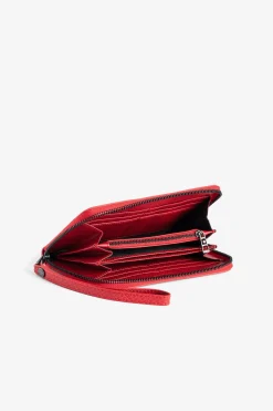 Zadig & Voltaire Portefeuilles Et Porte-Monnaie^Portefeuille Compagnon Glossy Wild Embosse