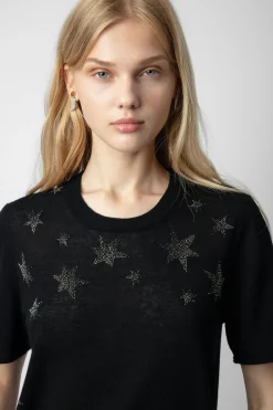 Zadig & Voltaire Pulls Et Gilets^Pull Cachemire Ida Etoiles Strass