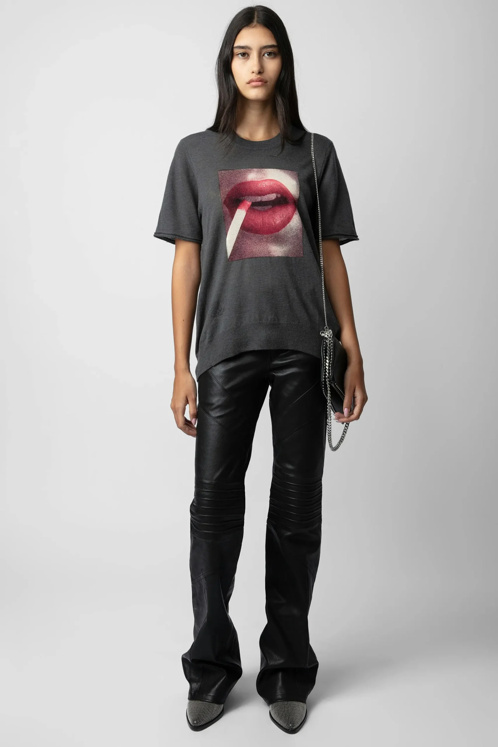 Zadig & Voltaire Pulls Et Gilets^Pull En Cachemire A Imprime Photo Ida