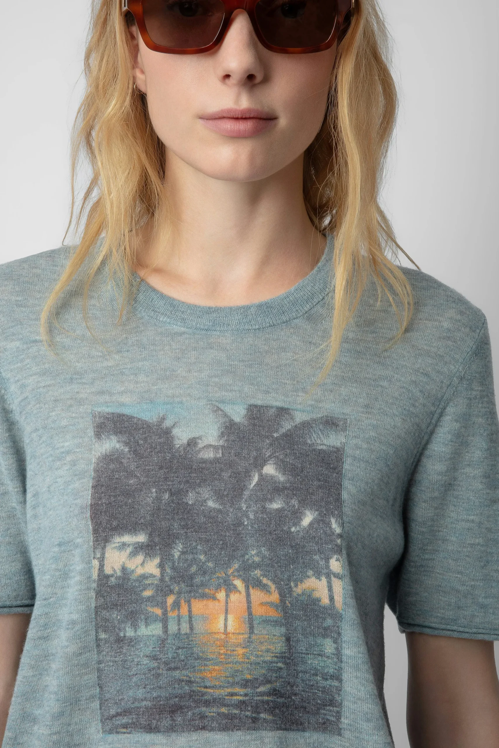 Zadig & Voltaire Pulls Et Gilets^Pull En Cachemire A Imprime Photo Ida