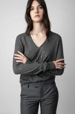 Zadig & Voltaire Pulls Et Gilets^Pull En Cachemire A Strass Elya
