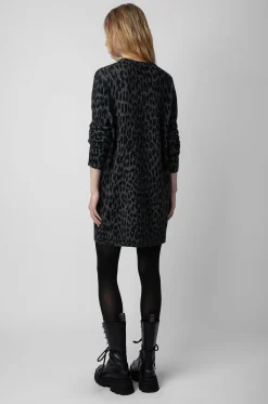 Zadig & Voltaire Robes Et Jupes^Robe En Cachemire Leopard Malia
