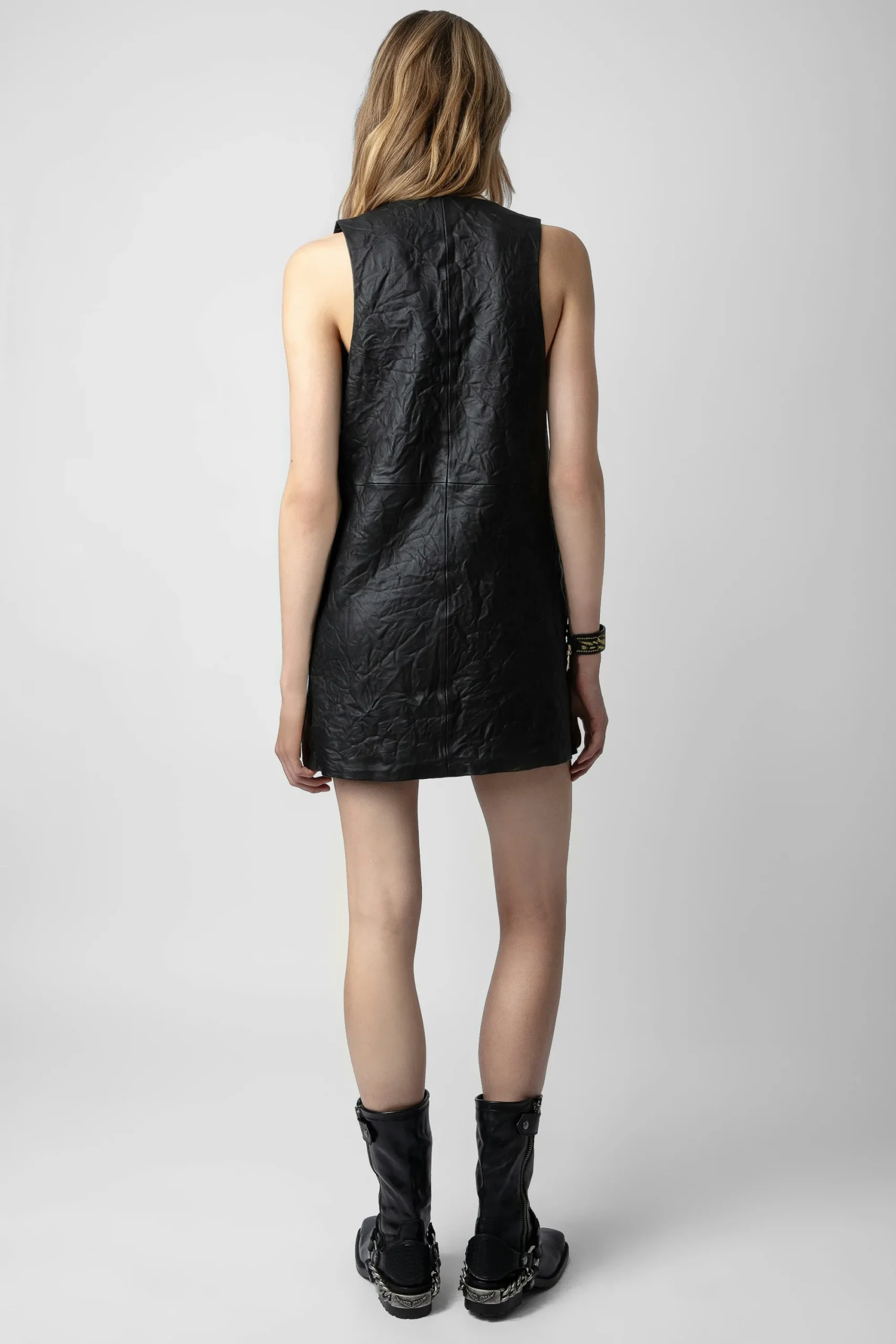 Zadig & Voltaire Robes Et Jupes^Robe En Cuir Froisse Rasha