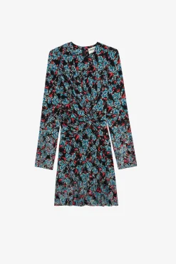 Zadig & Voltaire Robes Et Jupes^Robe En Soie A Strass Radar Thunder